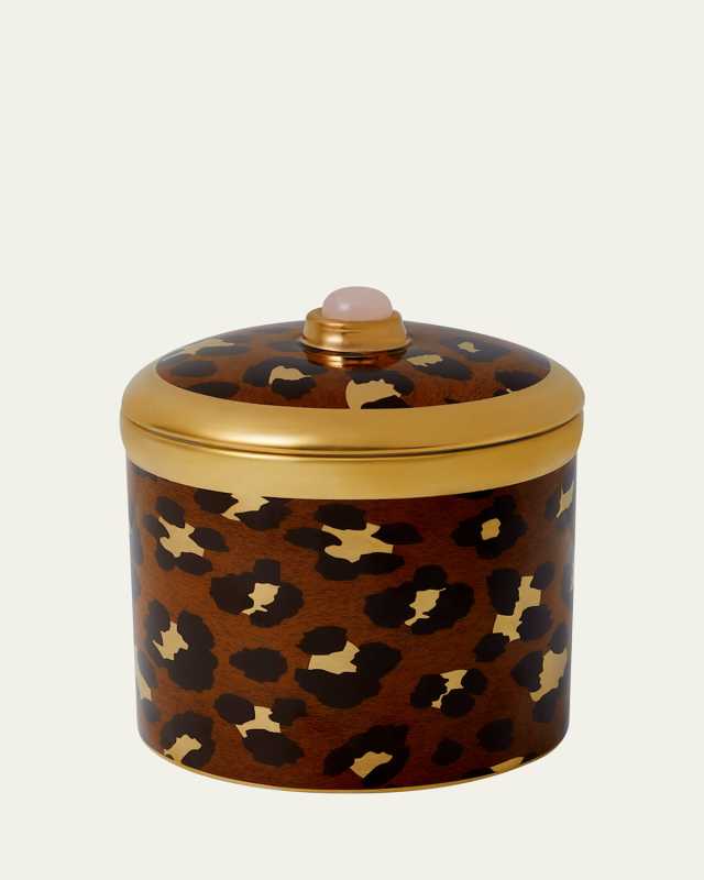 Safari Candle with Rose Quartz, 10 oz.